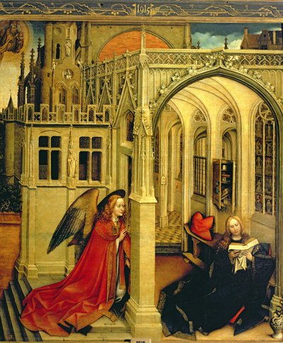 The Annunciation by Master of Flémalle